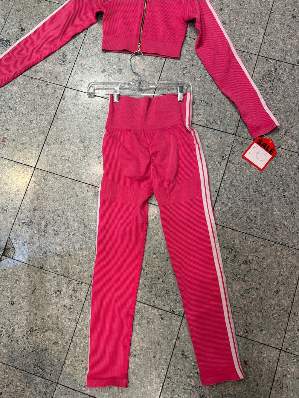 Pink Two-Piece Track Set NWT - Picture 2 of 2